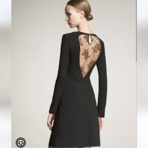Jason Wu Lace-Back Long-Sleeve Dress